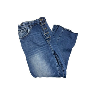 Kancan Kurvy Ultra High Rise Skinny Stretch Jeans Womens‎ 32 Blue Denim